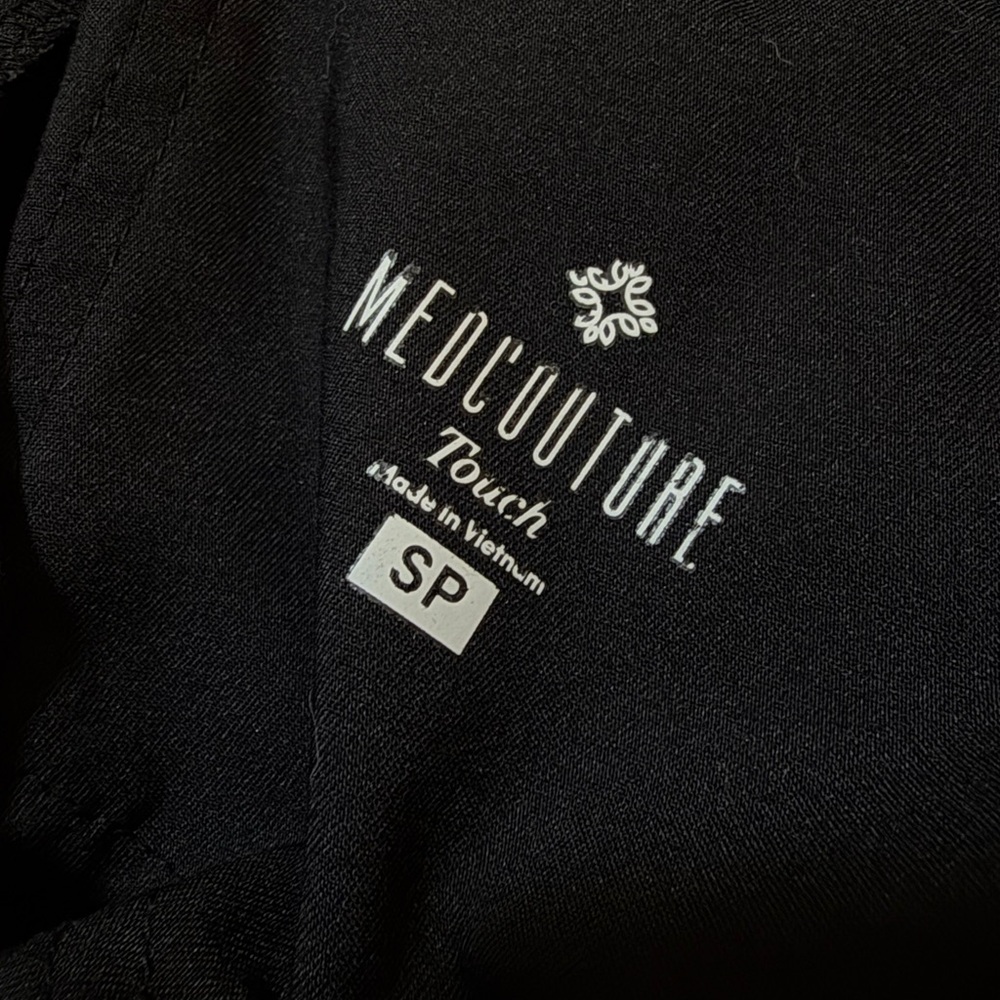 🖤 Scrub Jogger Pants - Med Couture Touch - Small Petite - Black 🖤 - Picture 4 of 4